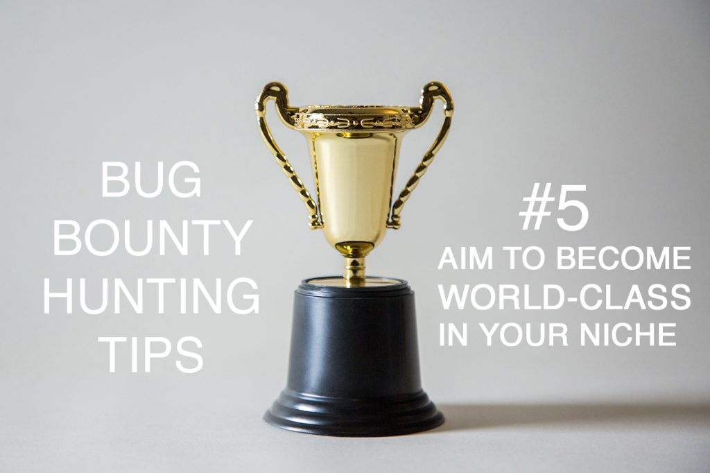 bug bounty hunting tips aim to become world-class in your niche